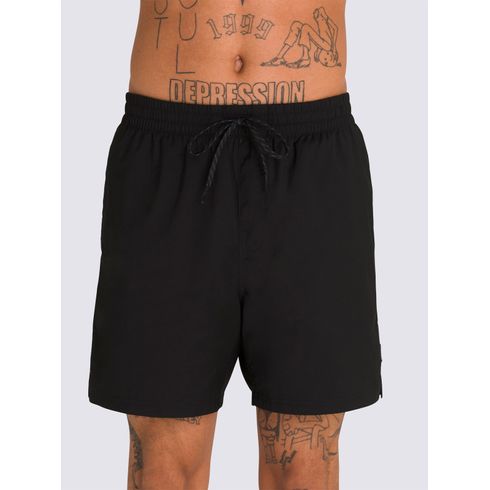 Traje De Baño Hombre Primary Solid Elasti Negro Vans