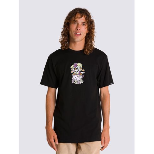 Polera Manga Corta Hombre Prankster Ss Negro Vans