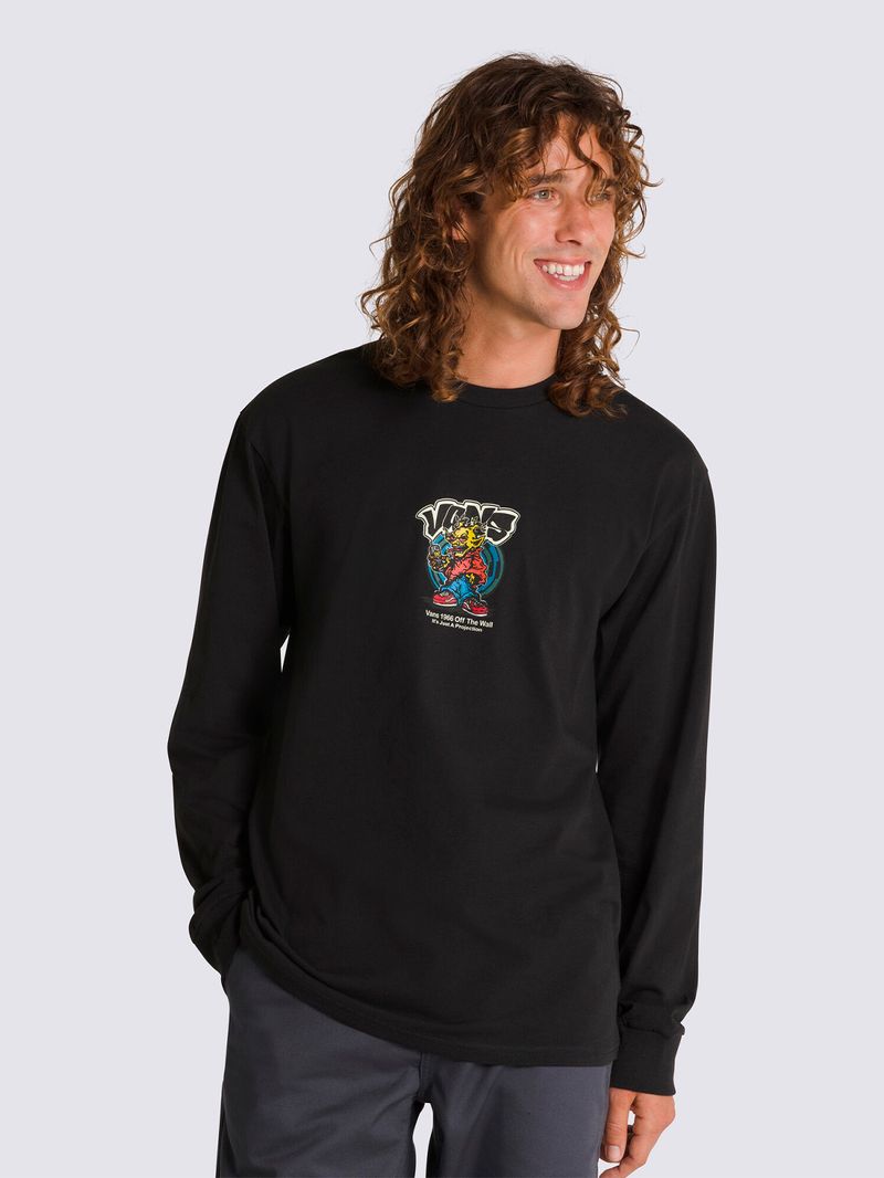 Polera-Manga-Larga-Hombre-Kobalos-Ls-Negro-Vans