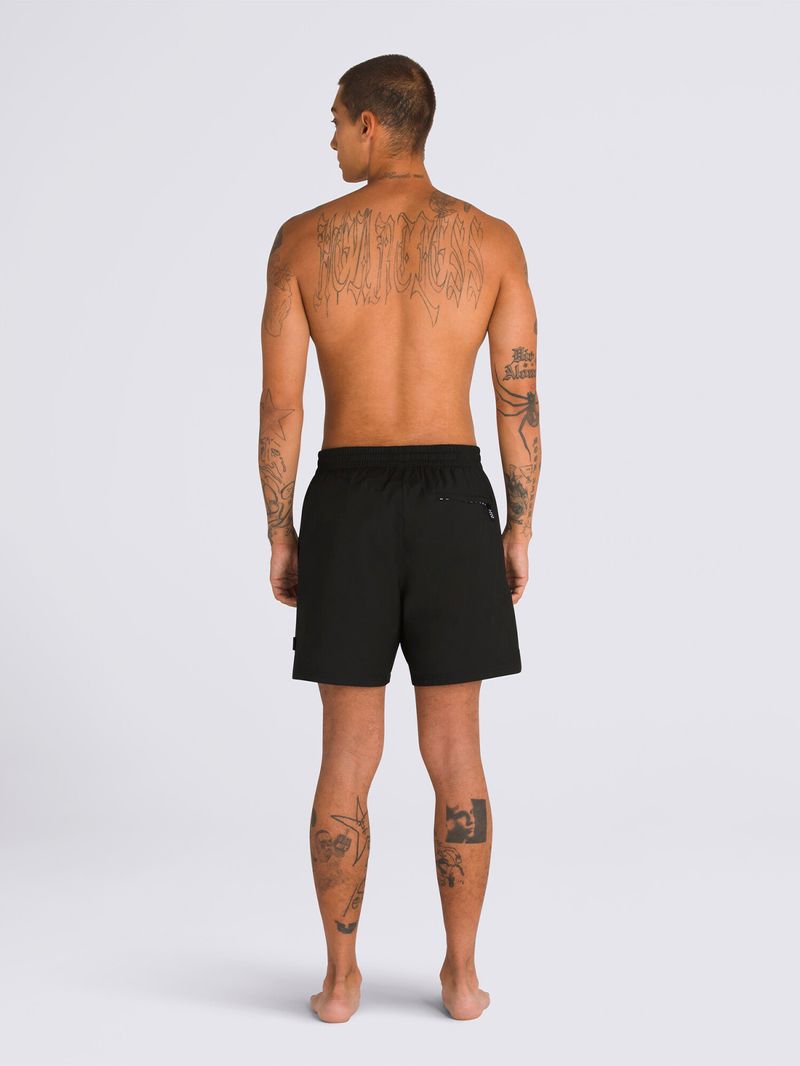 Traje-De-Baño-Hombre-Primary-Solid-Elasti-Negro-Vans