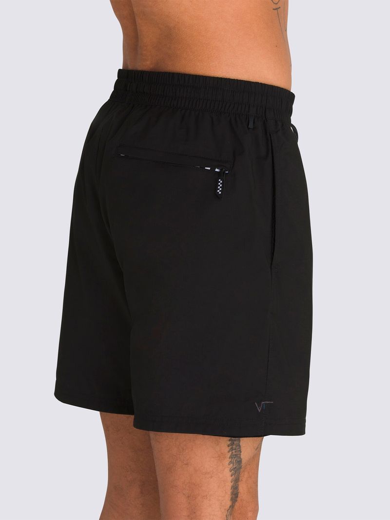 Traje De Baño Hombre Primary Solid Elasti Negro Vans