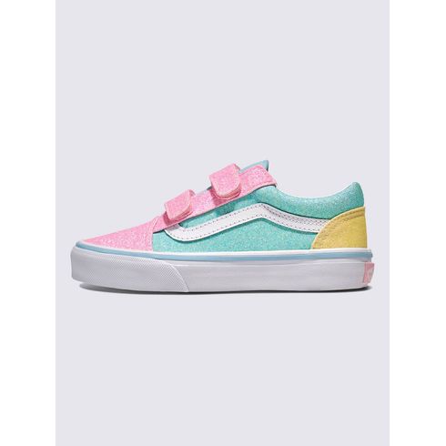 ZAPATILLA NINO OLD SKOOL V CELESTE VANS