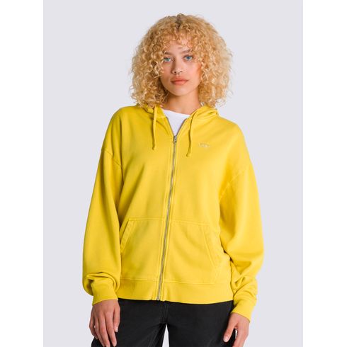 Poleron Mujer Everyday Os Zip Hood Mostaza Vans
