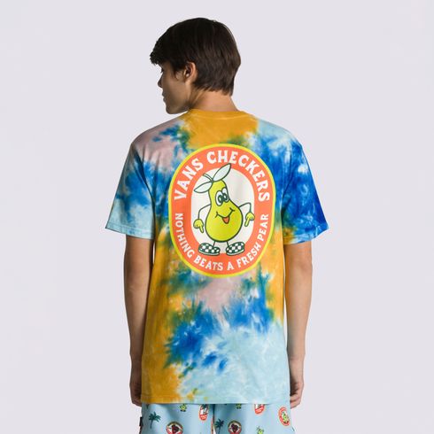 Polera Fresh Pear Tie Dye SS Tea Blue Glow-Vans Teal