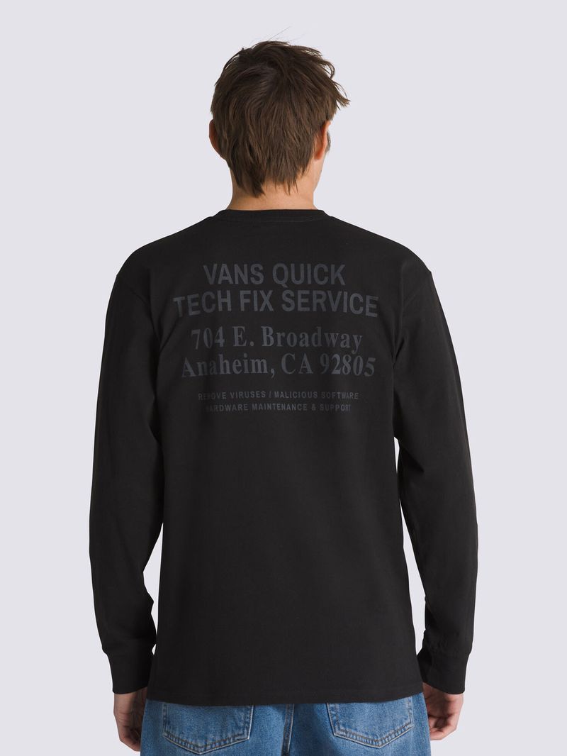 Polera-Manga-Larga-Hombre-Quick-Service-Ls-Negro-Vans