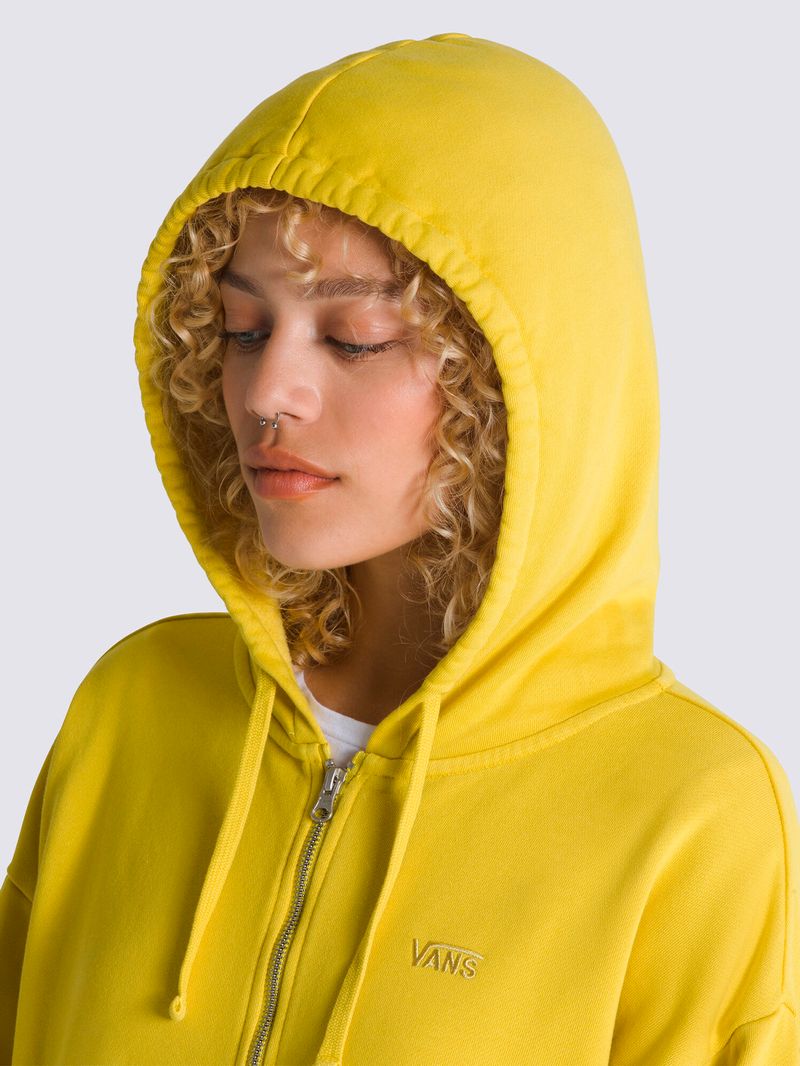 Poleron-Mujer-Everyday-Os-Zip-Hood-Mostaza-Vans