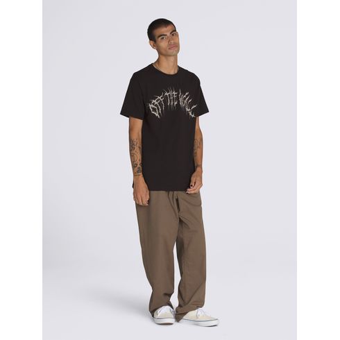 POLERA M/C CASUAL HOMBRE METAL ARCH SS NEGRO VANS