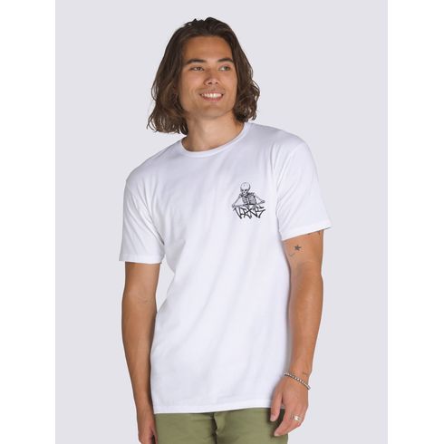 POLERA M/C CASUAL HOMBRE VANS UNIVERSE SS BLANCO VANS