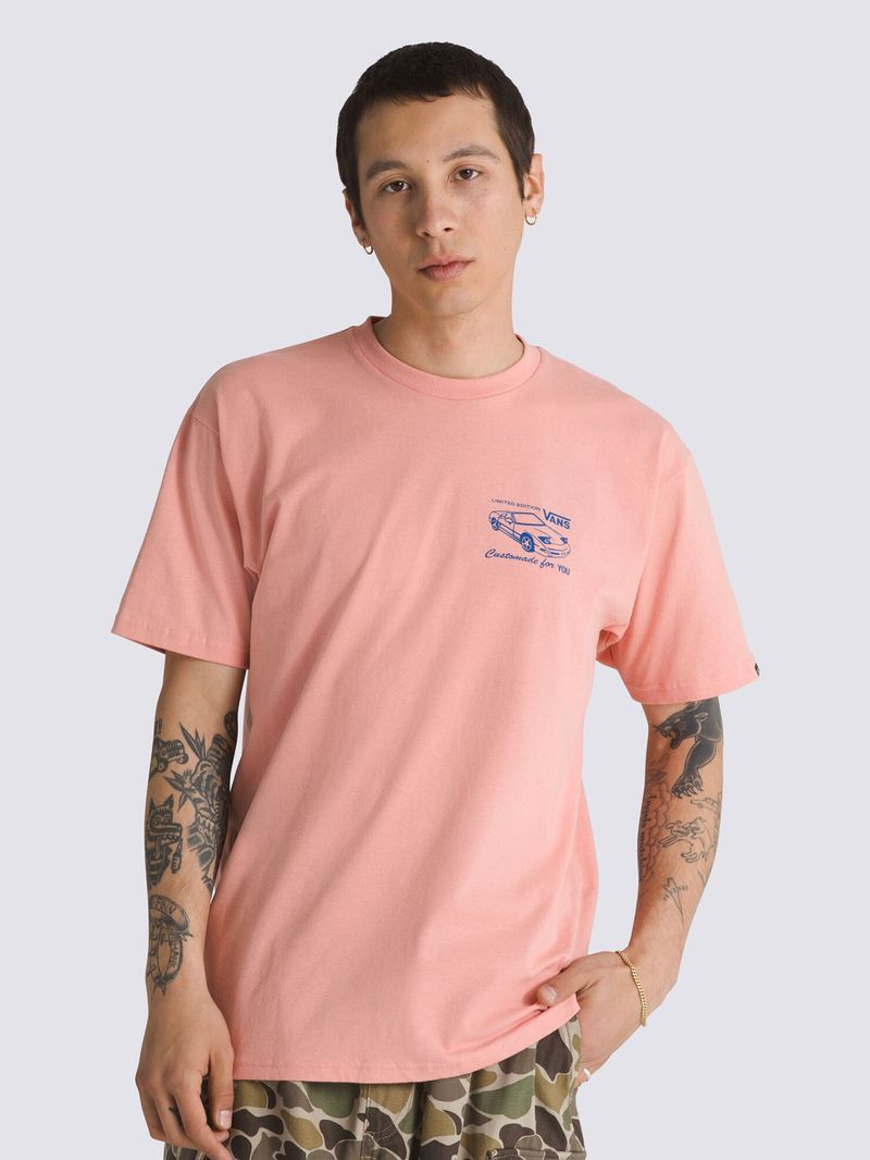 Polera-Manga-Corta-Hombre-Vans-Motors-Ss-Coral-Vans