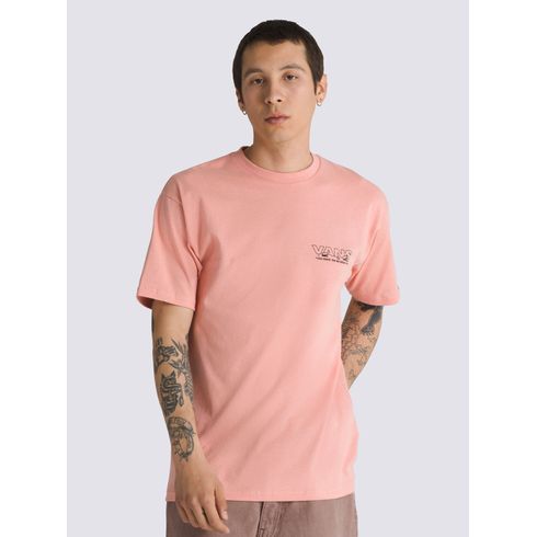 Polera Manga Corta Hombre Break Made Ss Coral Vans