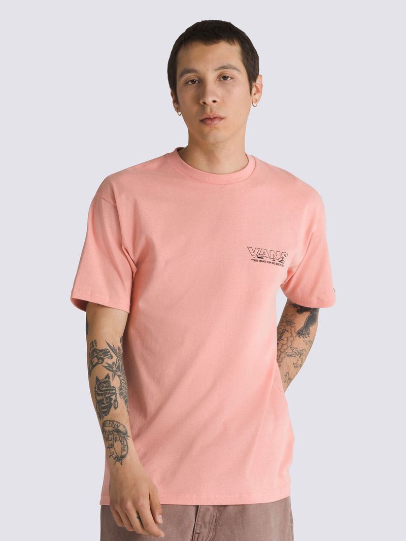 Polera-Manga-Corta-Hombre-Break-Made-Ss-Coral-Vans