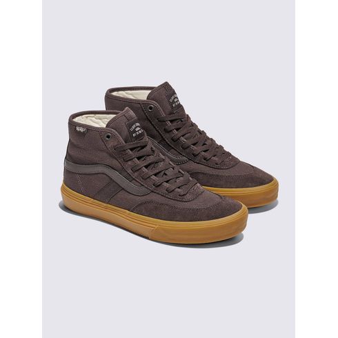 ZAPATILLA C/CANA UNISEX SKATE CROCKETT HIGH CAFÉ VANS
