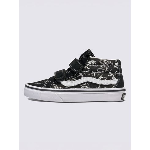 ZAPATILLA C/CANA NINO SK8-MID REISSUE V NEGRO VANS