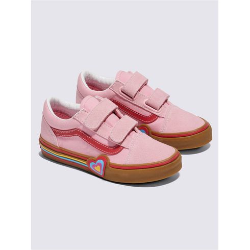 ZAPATILLA NINO Old Skool V Heart ROSADO VANS