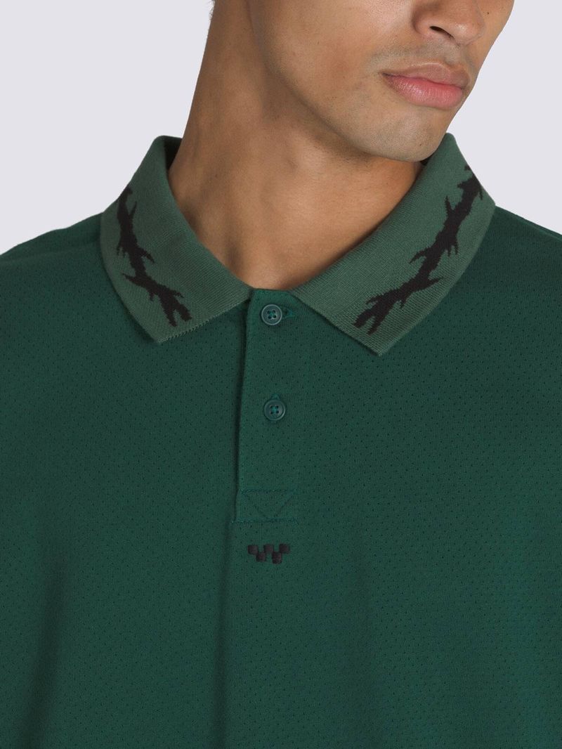 POLERA-M-C-HOMBRE-SKATE-MESH-POLO-VERDE-VANS