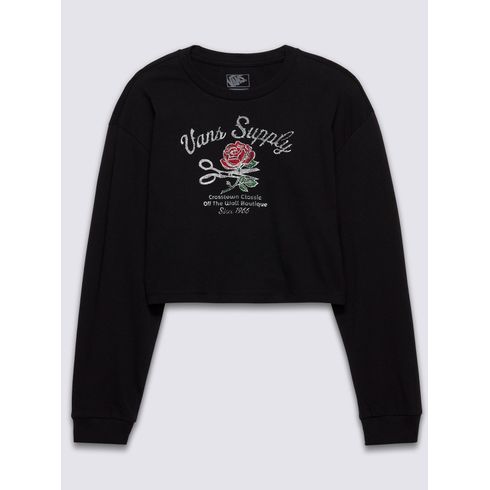 POLERA M/C CASUAL MUJER SUPPLY BOUTIQUE LS R NEGRO VANS