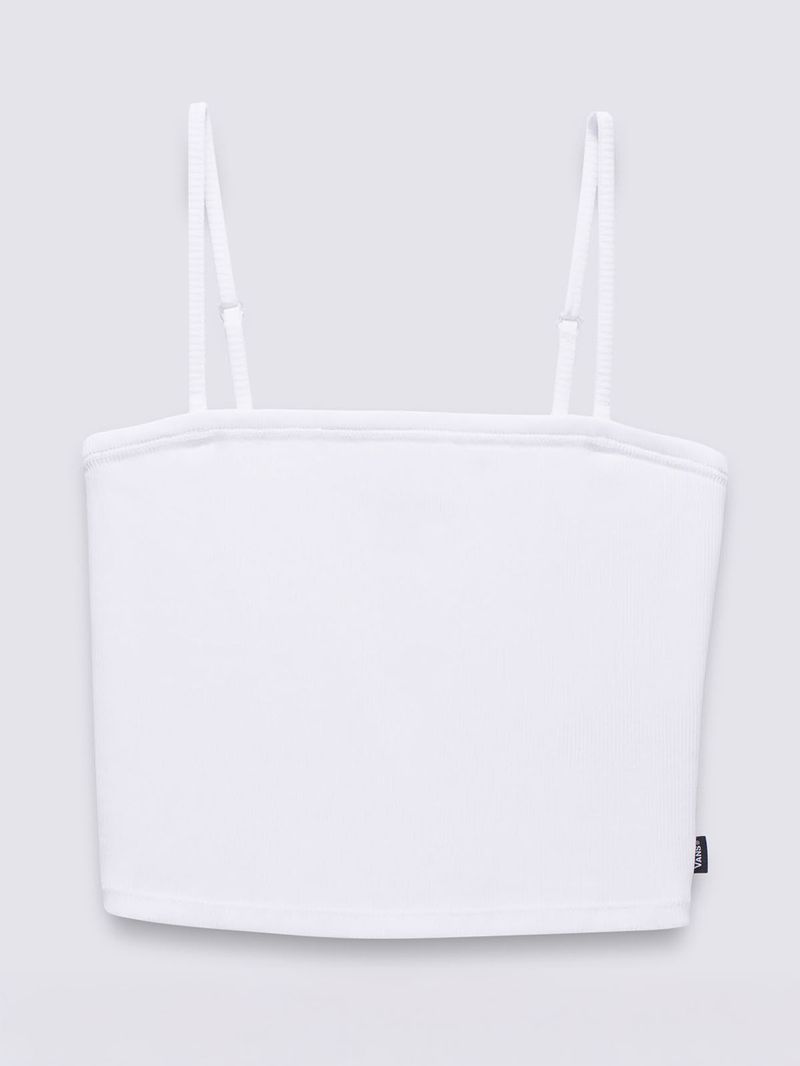 POLERA-S-M-MUJER-DREW-RIB-TUBE-TOP-BLANCO-VANS