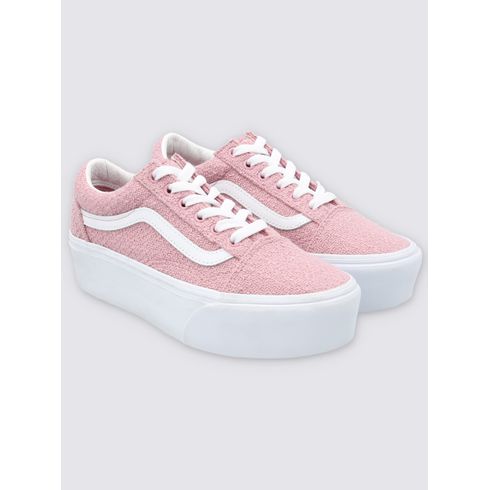 Zapatilla Casual Mujer Old Skool Stackform Rosado Vans