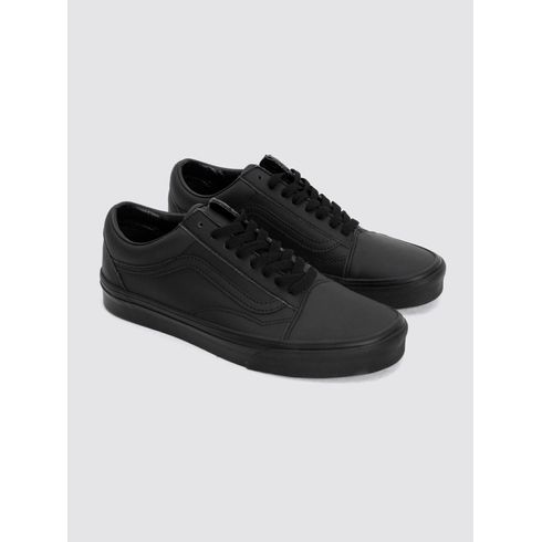 Zapatilla Cuero Unisex Old Skool Negro Vans