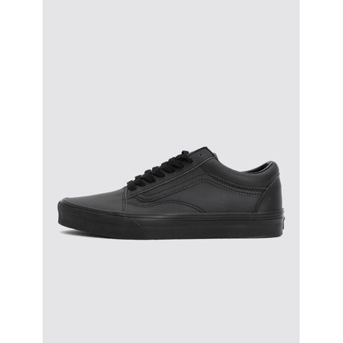 Zapatilla Cuero Unisex Old Skool Negro Vans