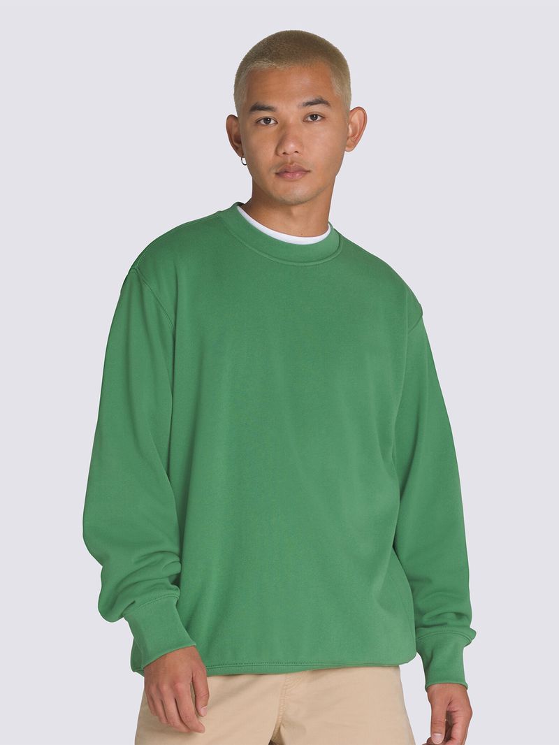 POLERON-HOMBRE-PREMIUM-CREW-VERDE-VANS