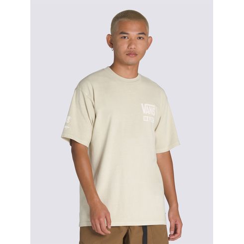 POLERA M/C HOMBRE MTE SABERTOOTH SS TE BEIGE VANS