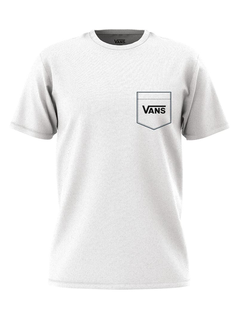 Polera-Manga-Corta-Hombre-Style-76-Back-Ss-Tee-Blanco-Vans