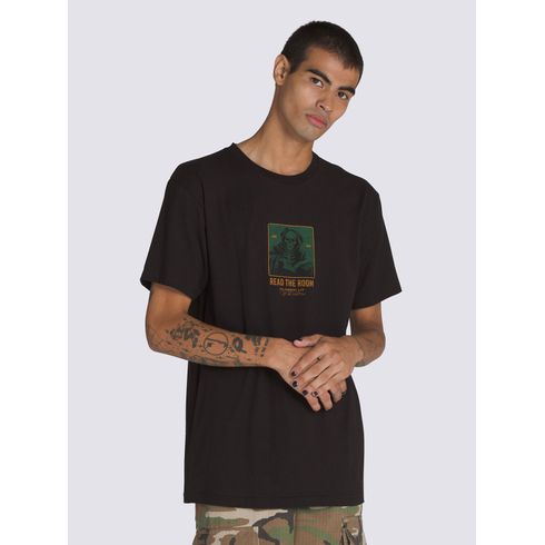 POLERA M/C HOMBRE READ THE ROOM SS NEGRO VANS
