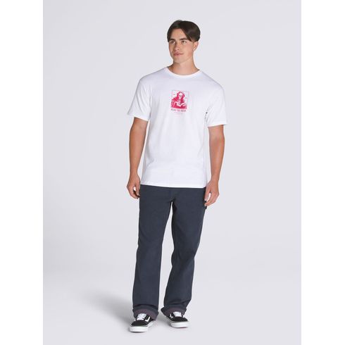 POLERA M/C HOMBRE READ THE ROOM SS BLANCO VANS