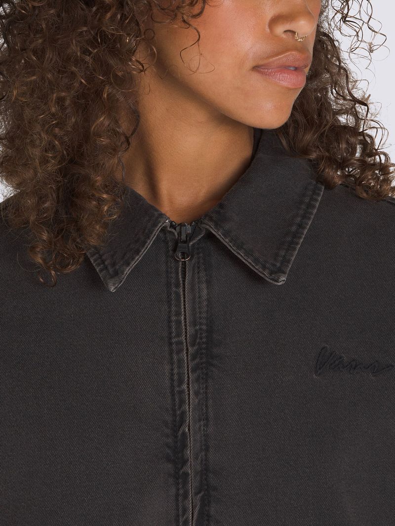 CHAQUETA-MUJER-PITSTOP-DENIM-METAL--NEGRO-VANS