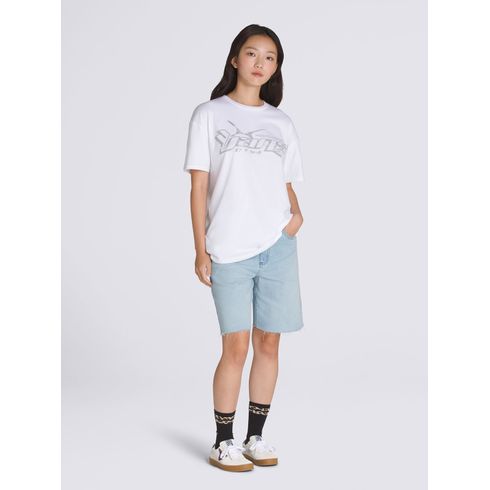 POLERA M/C MUJER Y2V OVERSIZED SS BLANCO VANS