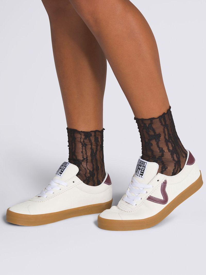 CALCETIN-MUJER-LACY-LETTUCE-HALF-CR-NEGRO-VANS