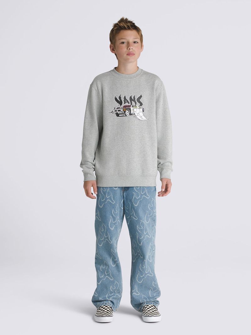 POLERON-NINO-COPOUT-LOOSE-CREW-GRIS-VANS