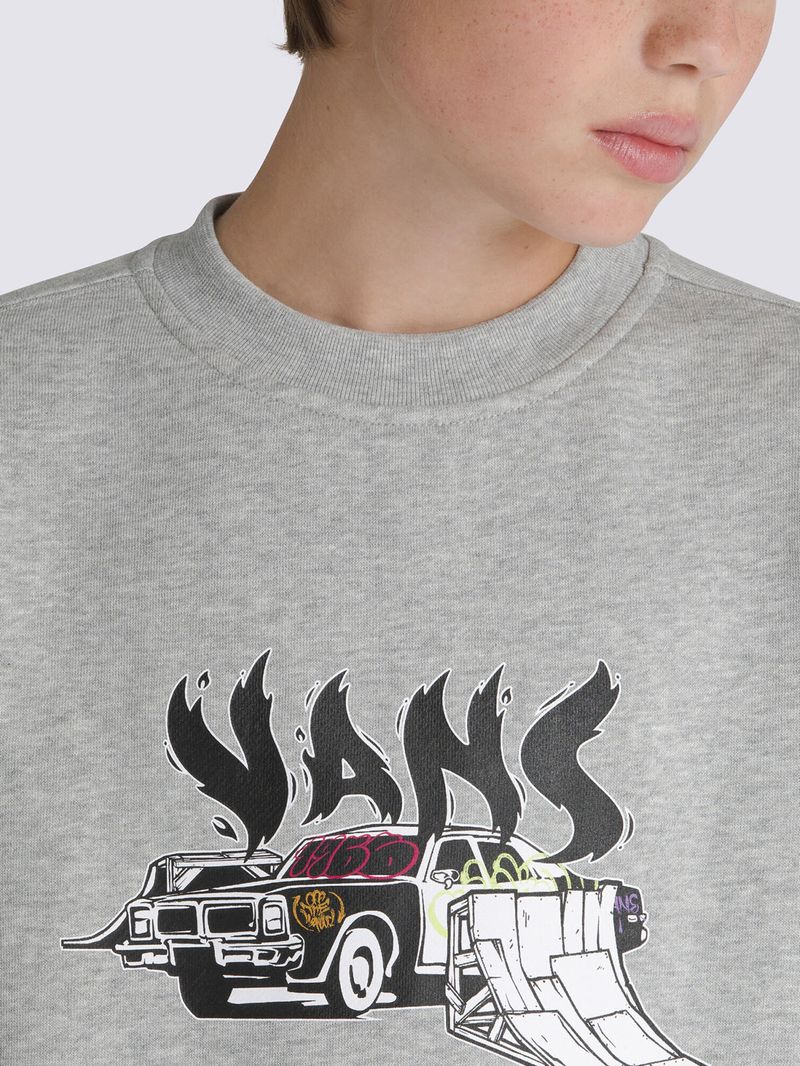 POLERON NINO COPOUT LOOSE CREW GRIS VANS