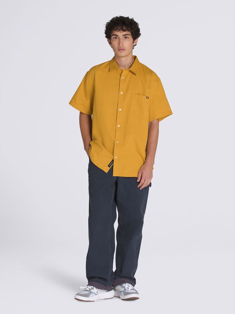 CAMISA-M-C-HOMBRE-LAWSON-SOLID-SS-WOVE-AMARILLO-VANS