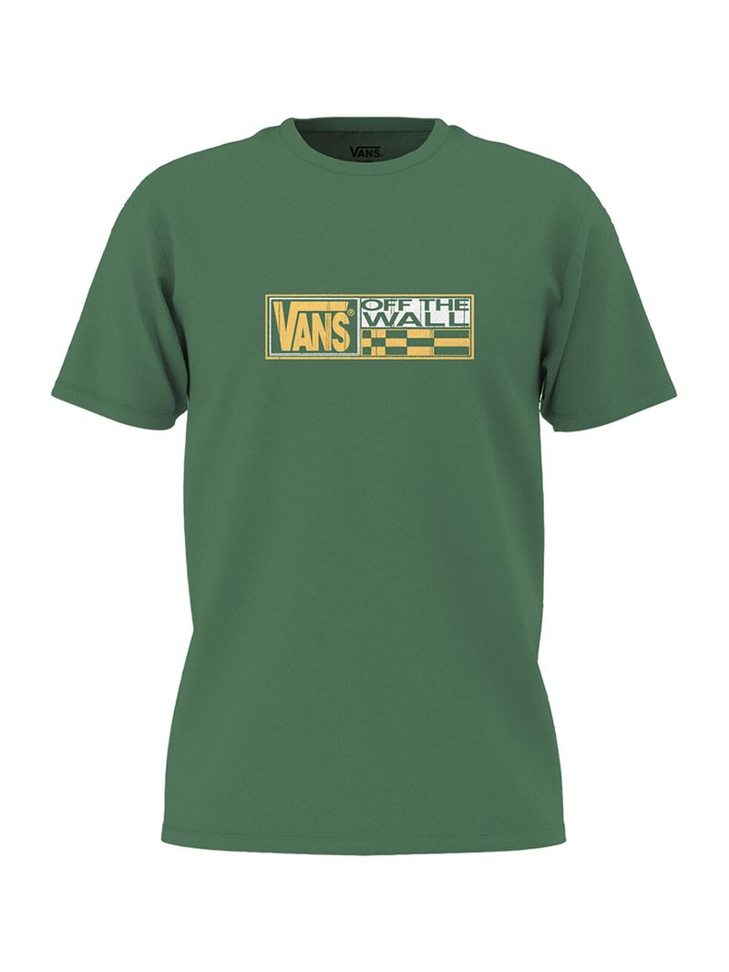 POLERA M/C HOMBRE HI STRETCH SS VERDE VANS