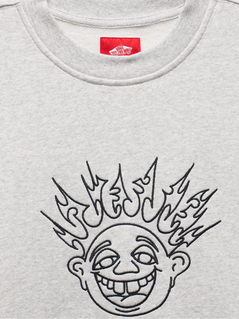 POLERON-HOMBRE-SKATE-SMILE-SPIKE-CR-GRIS-VANS
