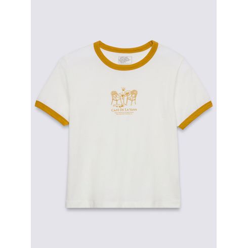 POLERA M/C MUJER DE LA VANS RINGER TE BLANCO VANS