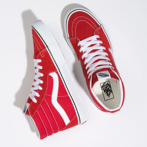Zapatillas Sk8-Hi Racing Red/True White