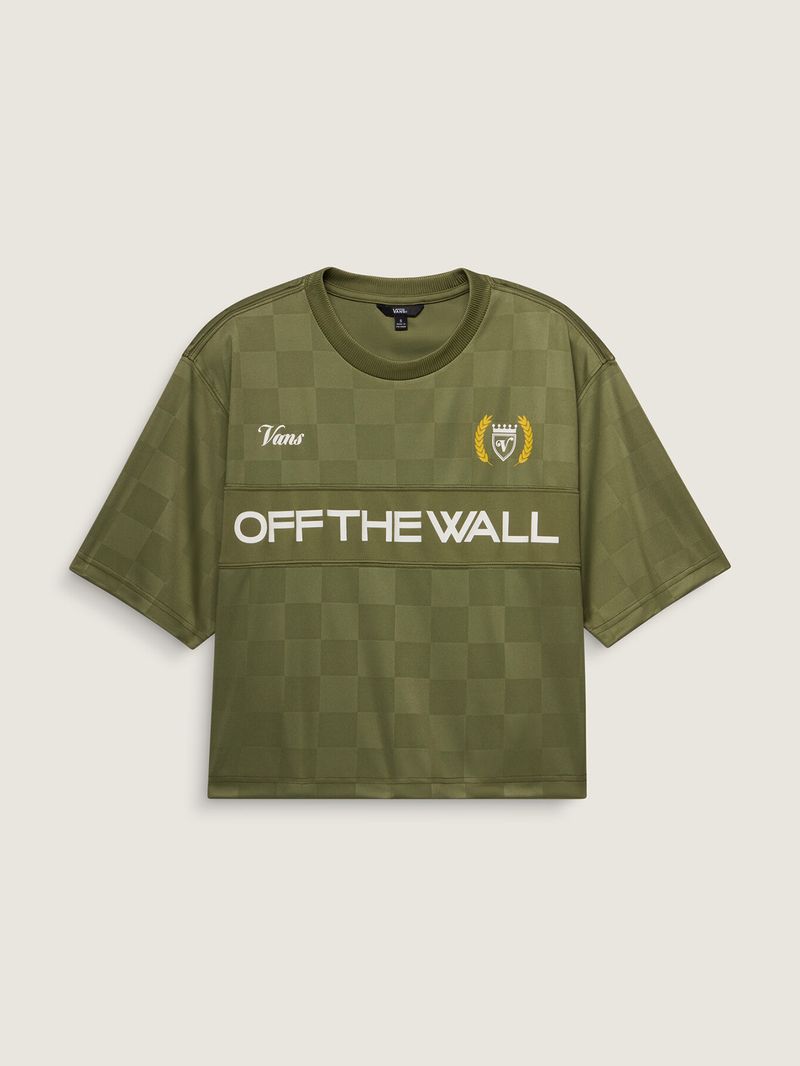 POLERA M/C MUJER STEVIES SPORTS JERSE VERDE VANS