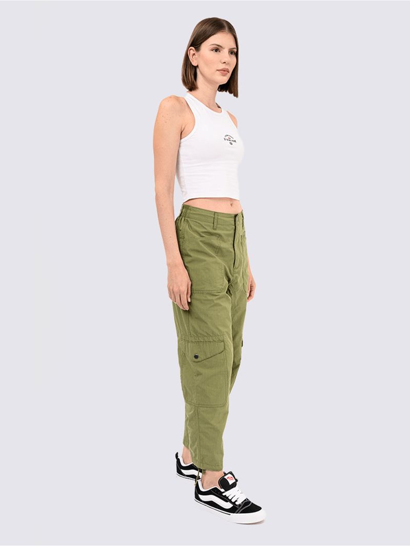 PANTALON MUJER MTE CASCADE PANT VERDE VANS