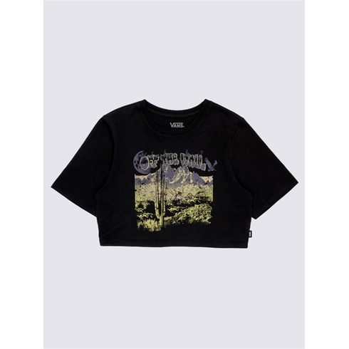 Polera Manga Corta Mujer Desert Storm Negro Vans