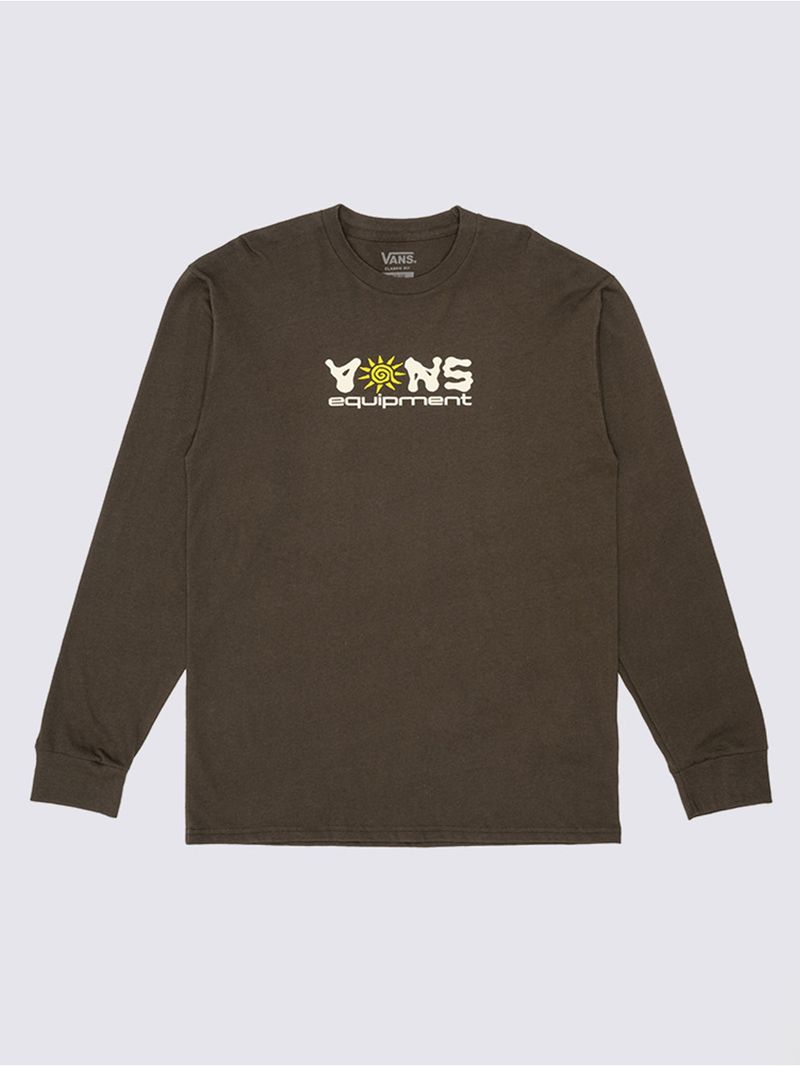 Polera-Manga-Larga-Hombre-Field-Equipment-Ls-Cafe-Oscuro-Vans