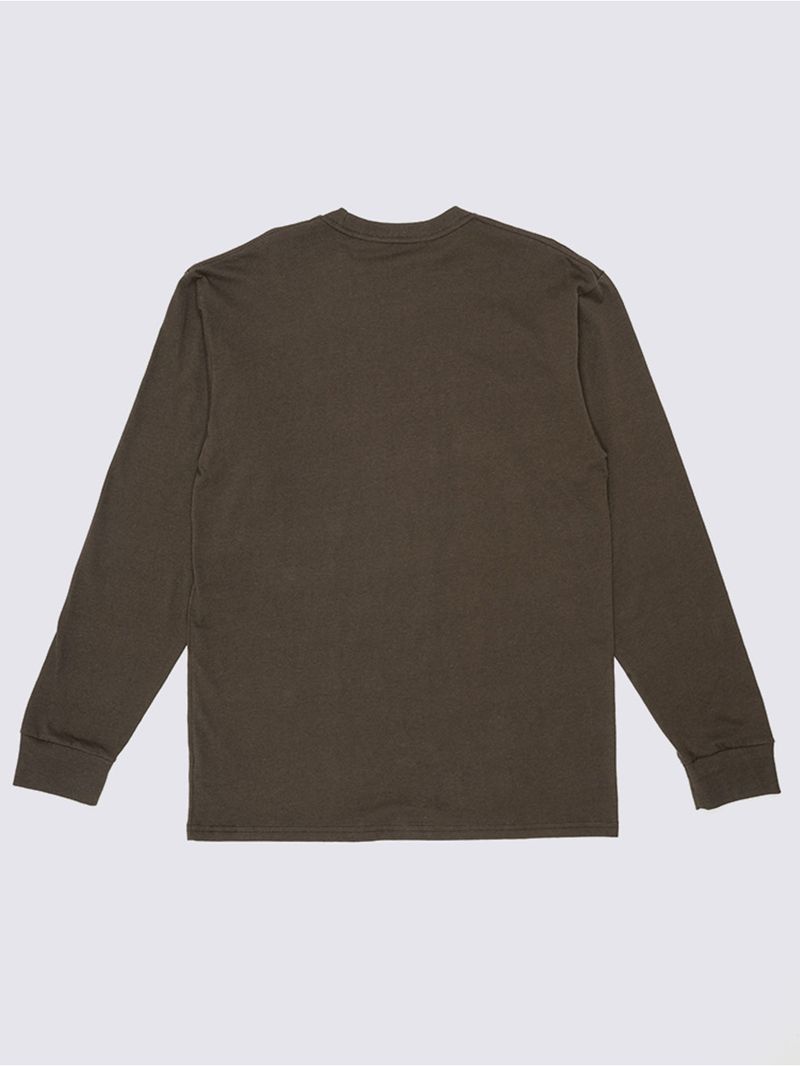 Polera-Manga-Larga-Hombre-Field-Equipment-Ls-Cafe-Oscuro-Vans