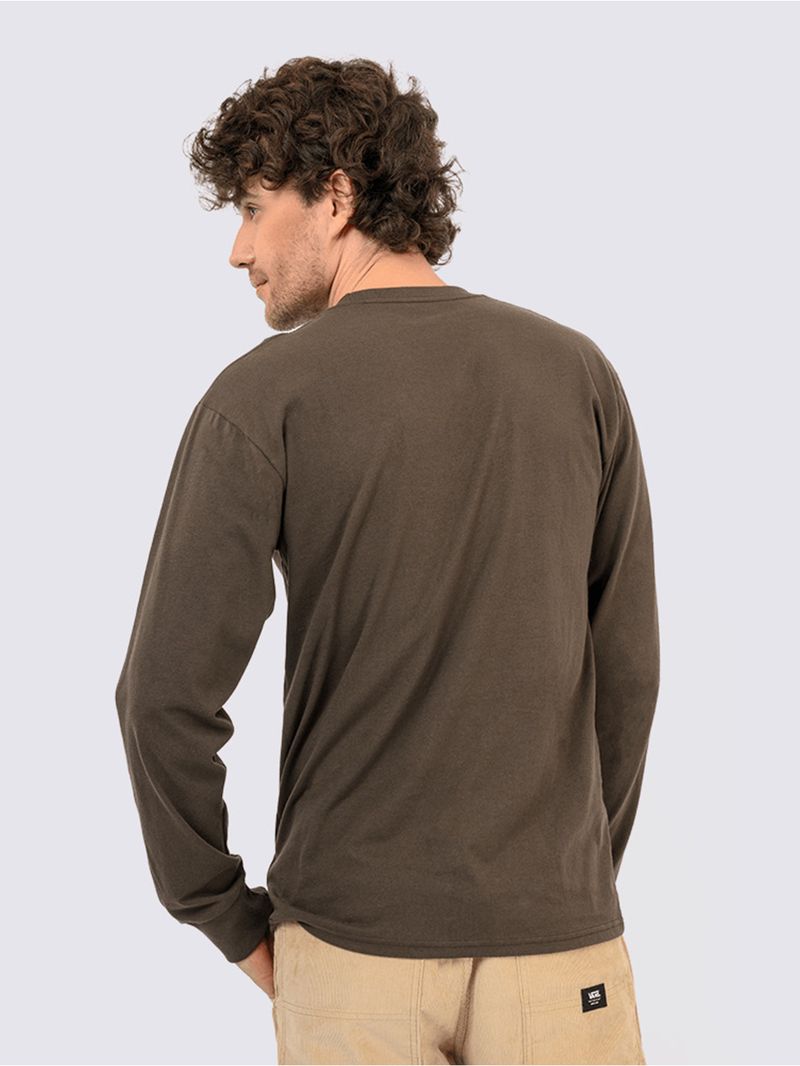 Polera-Manga-Larga-Hombre-Field-Equipment-Ls-Cafe-Oscuro-Vans