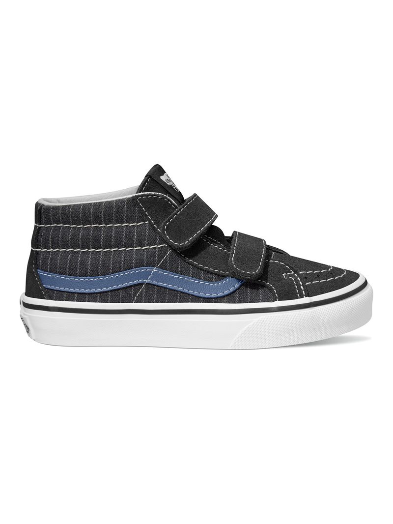Zapatilla-Con-Caña-Casual-Nino-Sk8-Mid-Reissue-V-Gris-Oscuro-Vans