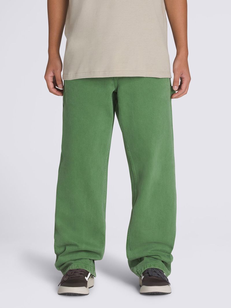 PANTALON-HOMBRE-DRILL-CHORE-CARPENTE-VERDE-VANS