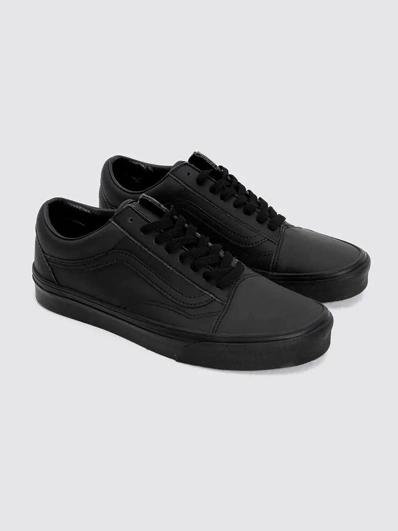 Zapatilla-Cuero-Unisex-Old-Skool-Negro-Vans
