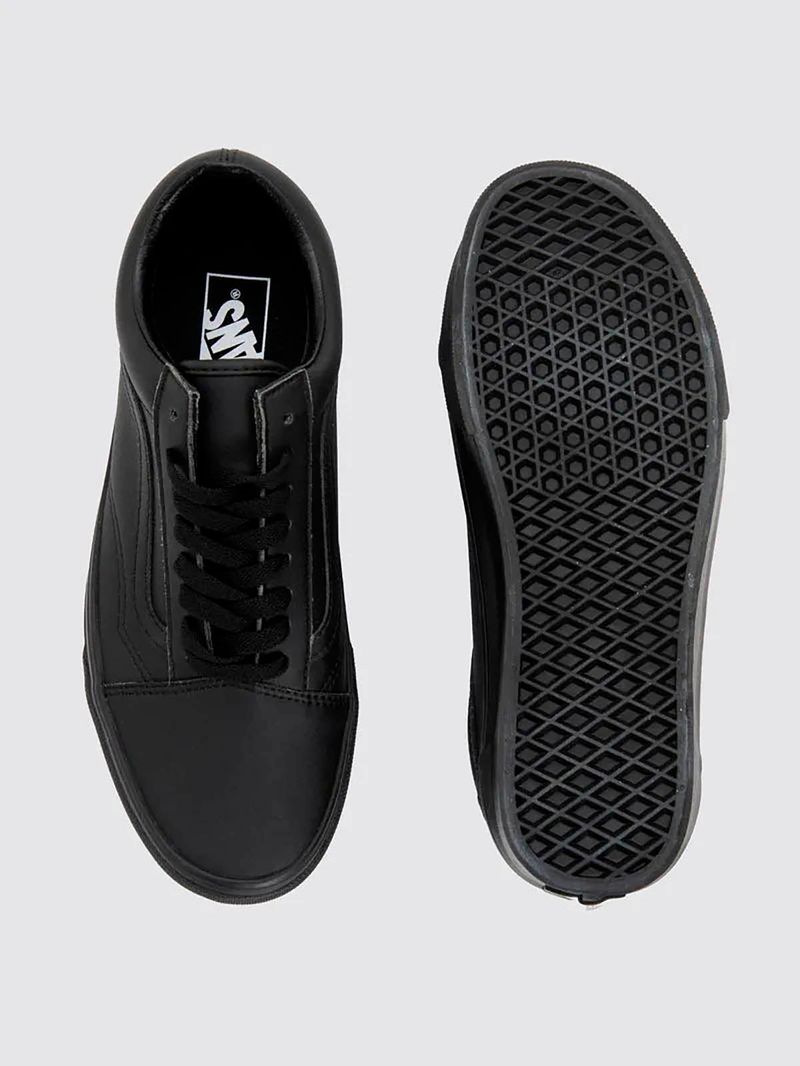 Zapatilla-Cuero-Unisex-Old-Skool-Negro-Vans