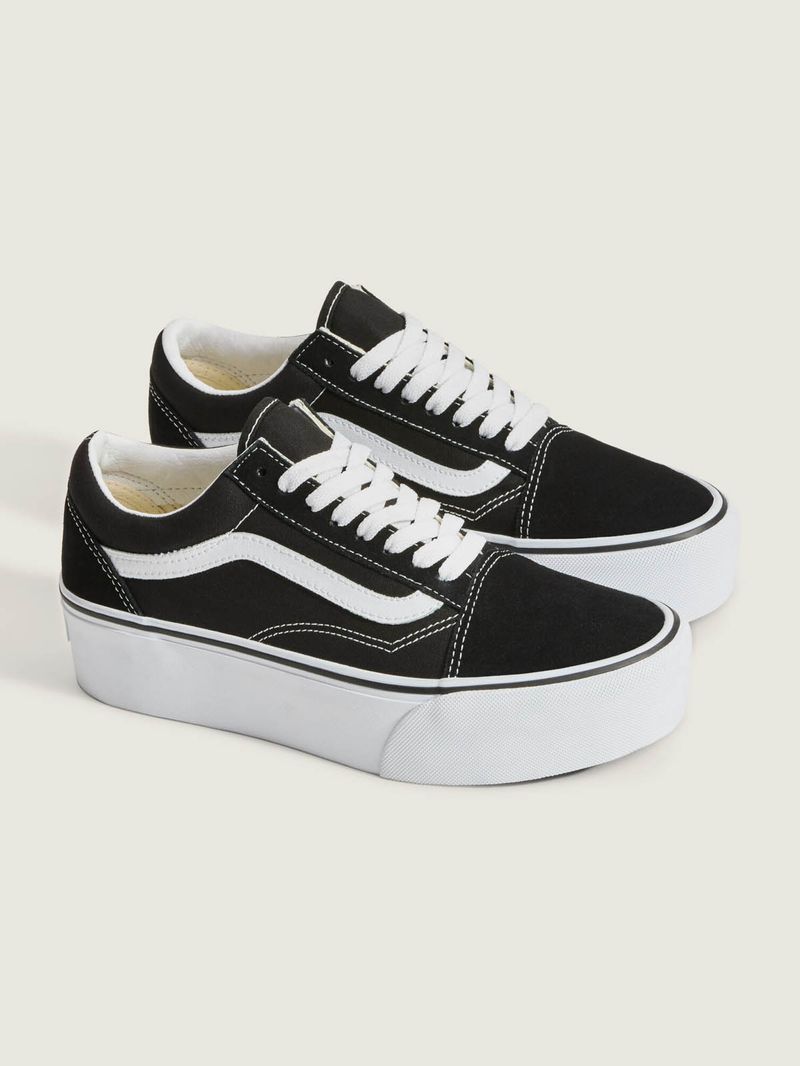 Zapatillas-UA-Old-Skool-Stackform-Suede-Canvas-Black-True-White